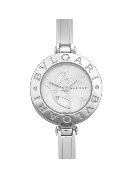 Bvlgari Bvlgari Bvlgari Quartz Pink Dial Silver Steel Strap Watch for Women - BVLGARI103711