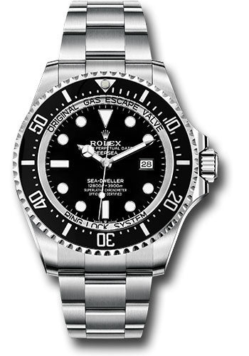 Rolex Sea-Dweller Deepsea 44 Watch - Black  Dial - 126660 bk