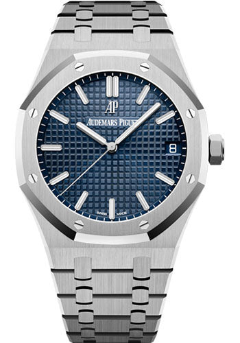 Audemars Piguet Royal Oak Selfwinding Watch - 41mm - Stainless Steel - Blue Dial - Calibre 4302