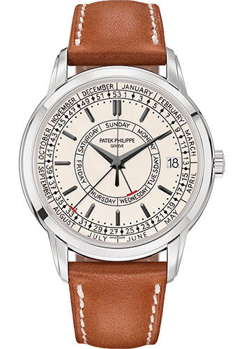 Patek Philippe Complications Calatrava Weekly Calendar - Steel - Silvery Opaline Dial - 5212A-001