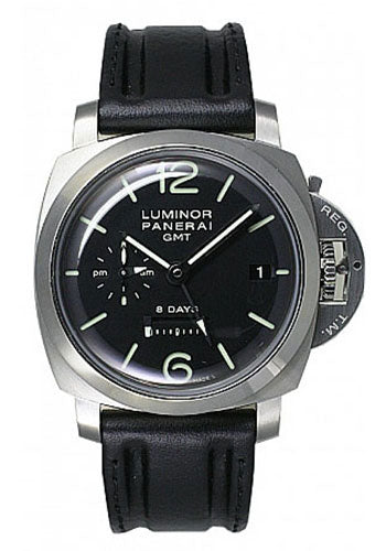 Panerai Historic Luminor 1950 8 Days GMT Watch - PAM00233 - Wrist NYC