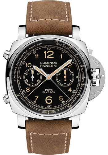 Panerai Luminor Yachts Challenge - 44mm - Polished Steel - Black Dial - PAM00653 - Wrist NYC