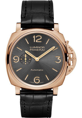 Panerai Luminor Due 3 Days Automatic Oro Rosso Watch - PAM00675 - Wrist NYC