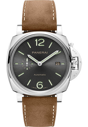 Panerai Luminor Due - 42mm - Polished Steel - Sun-Brushed Anthracite Dial - PAM00904 - Wrist NYC