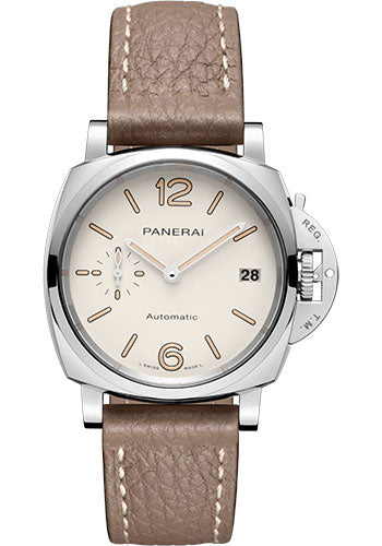 Panerai Luminor Due - 38mm - Polished Steel - White Dial - PAM01043 - Wrist NYC