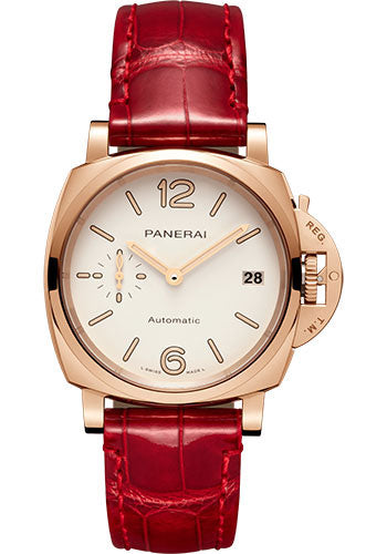 Panerai Luminor Due - 38mm - Polished Goldtech - White Dial - PAM01045 - Wrist NYC