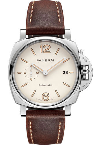 Panerai Luminor Due - 42mm - Polished Steel - White Dial - PAM01046 - Wrist NYC