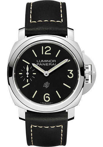 Panerai Luminor Logo - 44mm - Polished Steel - Dial - PAM01084 - Wrist NYC