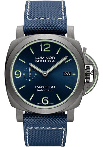 Panerai Luminor Marina - 44mm - Brushed Titanium - PAM01117 - Wrist NYC