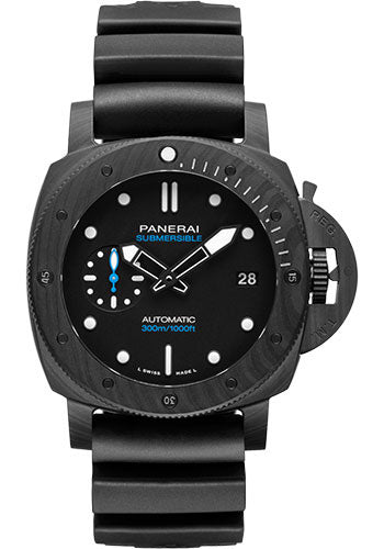 Panerai Submersible Carbotechª - 42mm Carbotech Case - Black Dial - PAM01231 - Wrist NYC