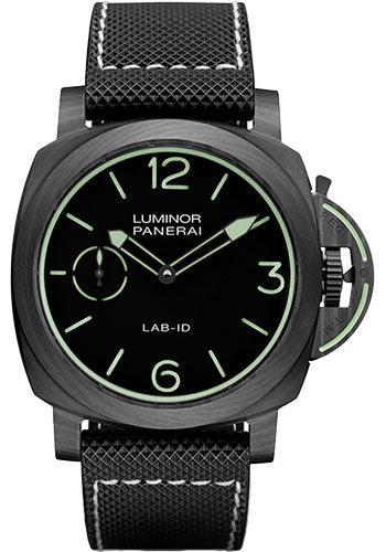 Panerai Luminor LAB-ID Carbotechª - 49mm Carbotech Case - Black Dial - PAM01700 - Wrist NYC