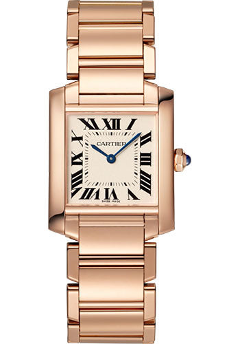 Cartier Tank Fran�aise Watch - 30 mm Pink Gold Case - WGTA0030