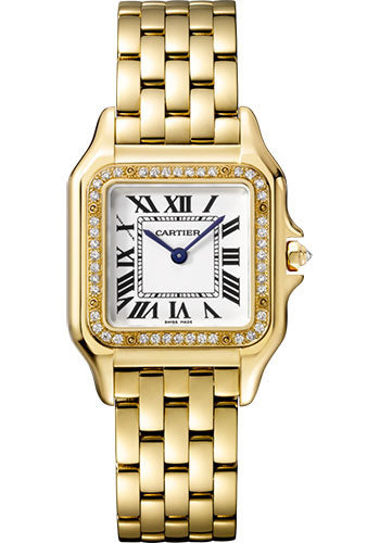 Cartier Panth�re de Cartier Watch - 27 mm Yellow Gold Case - Diamond Bezel - WJPN0016